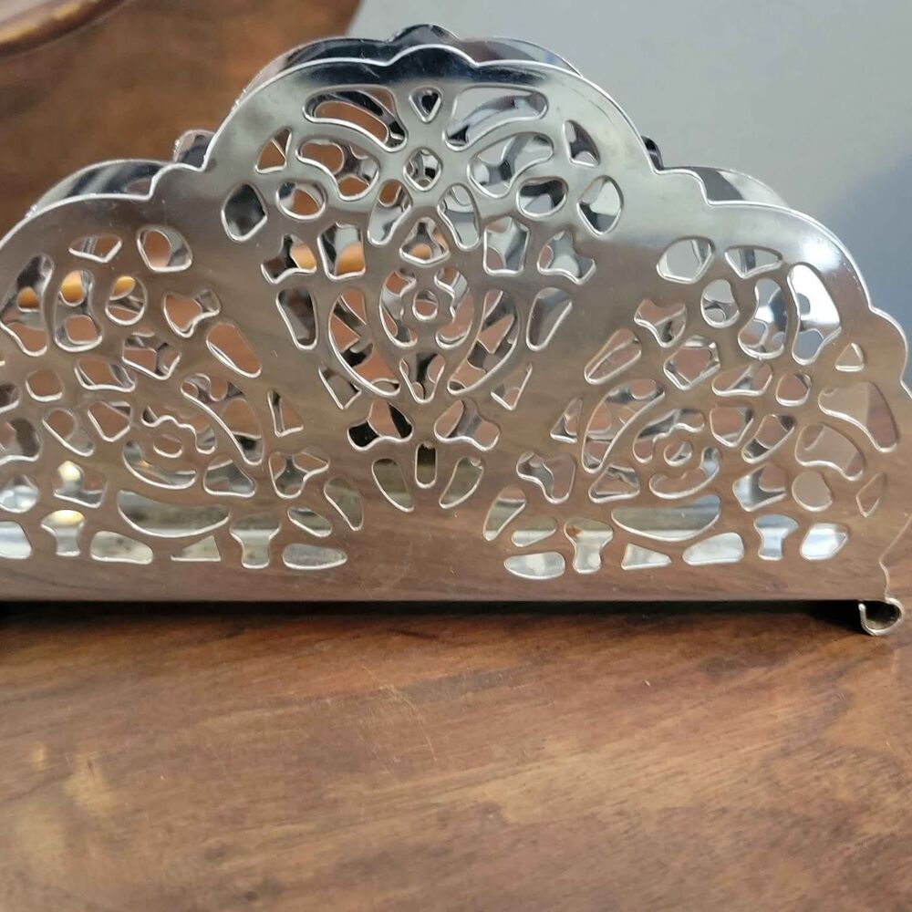 Vintage Irvin Ware Metal Napkin Holder